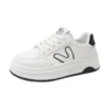 Low-top skate shoes, white sneakers, sports casual women's shoes 8513