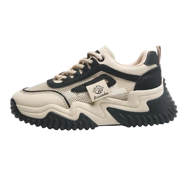 Summer breathable single-mesh dad shoes for women, sports style