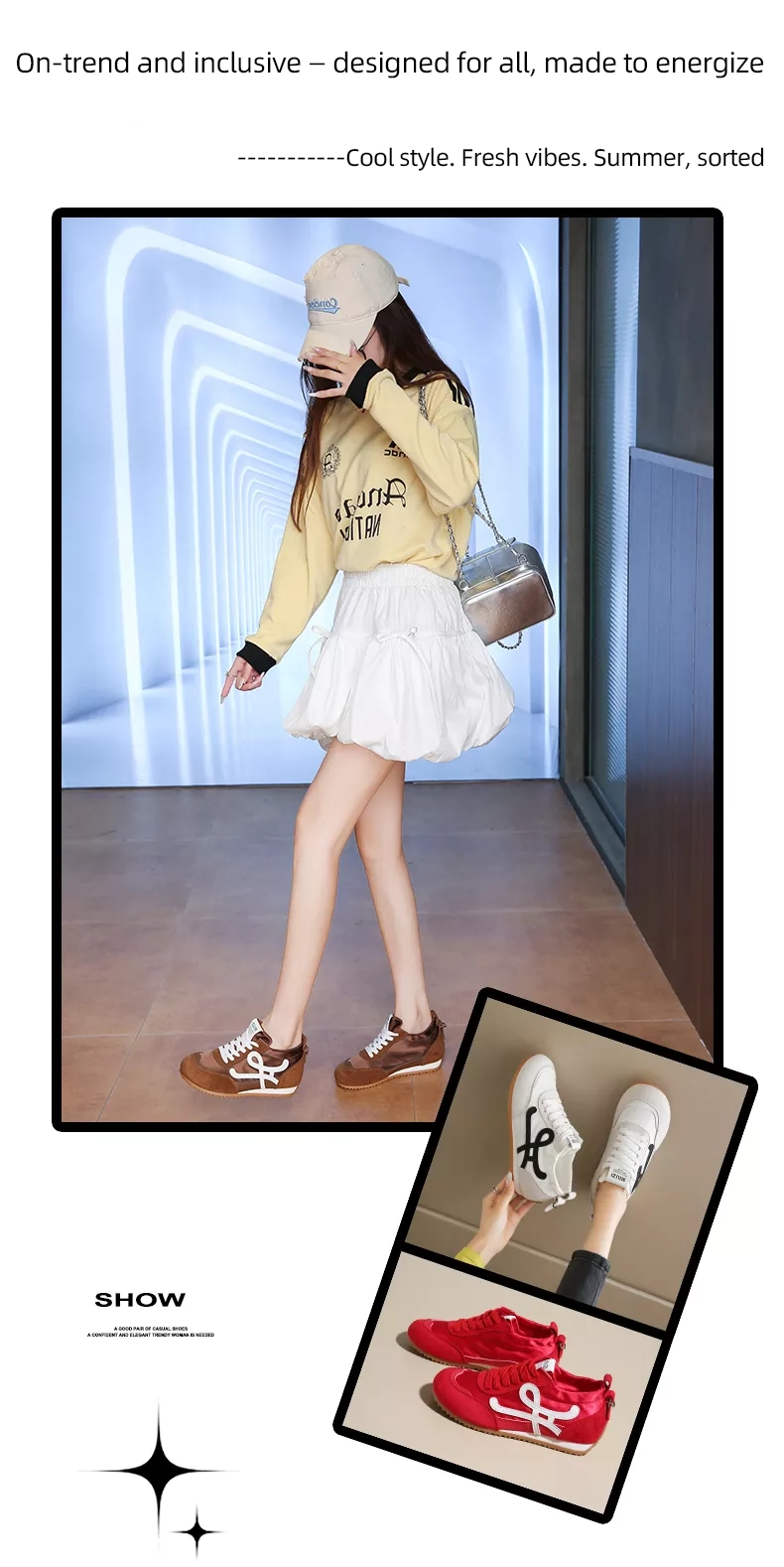 BN2005 Forrest Gump - style shoes, suitable for casual outdoor wear