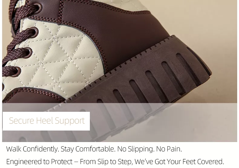 High-Top Fleece-Lined Warm Casual Sports Sneakers for Winter