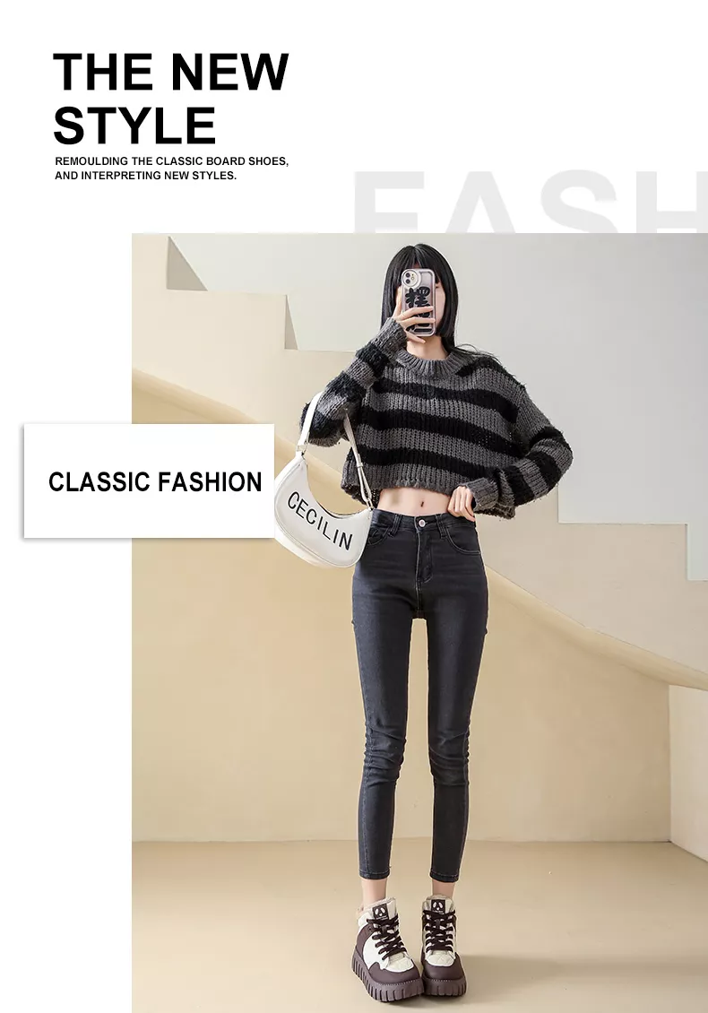 High-Top Fleece-Lined Warm Casual Sports Sneakers for Winter