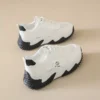 Women's Chunky Sneakers with Inner Height Increase and Thick Soles for Casual Wear