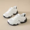 Women's Chunky Sneakers with Inner Height Increase and Thick Soles for Casual Wear