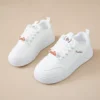 white sneakers, skate shoes, casual and versatile women's shoes EP912