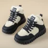 High-Top Fleece-Lined Warm Casual Sports Sneakers for Winter