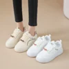 white sneakers, skate shoes, casual and versatile women's shoes EP912