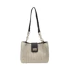 Popular Straw Woven Shoulder Bag with Buckle BAXI6075