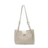 Popular Straw Woven Shoulder Bag with Buckle BAXI6075