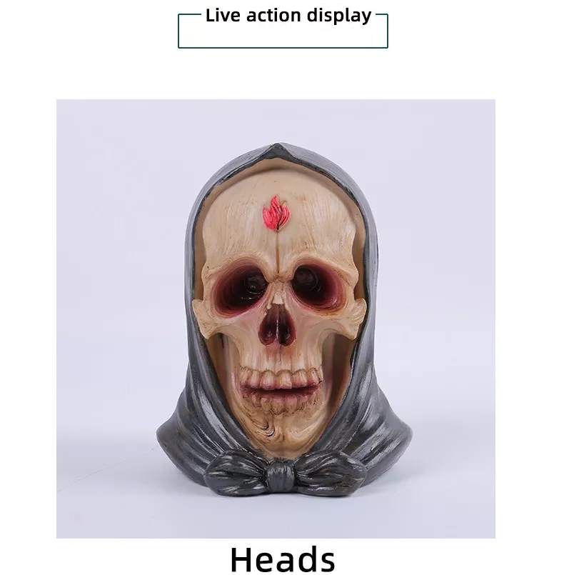 Halloween Hat - Wearing Skull Ornament