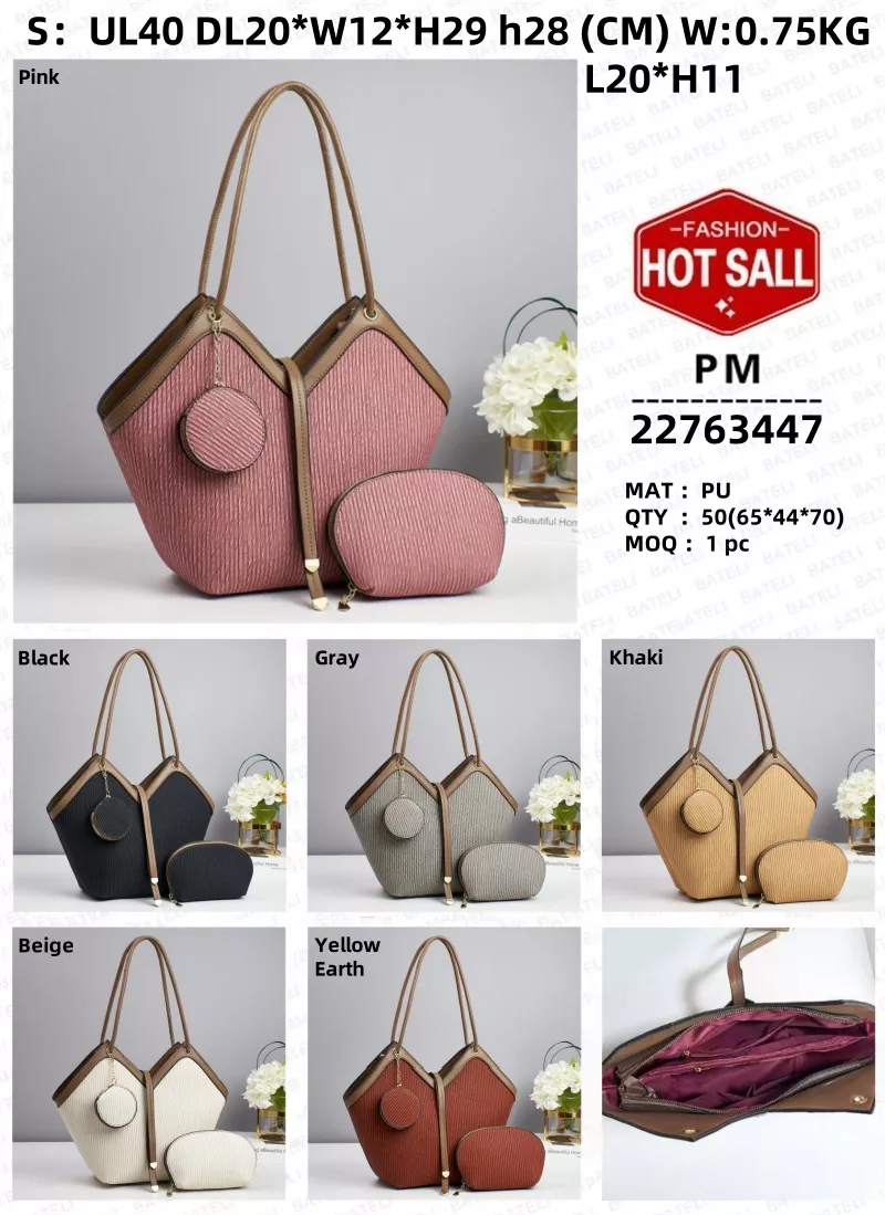 3 in 1 Trendy Women's Shoulder Bag 22763