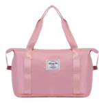 Large capacity portable short travel bag for women fashionable
