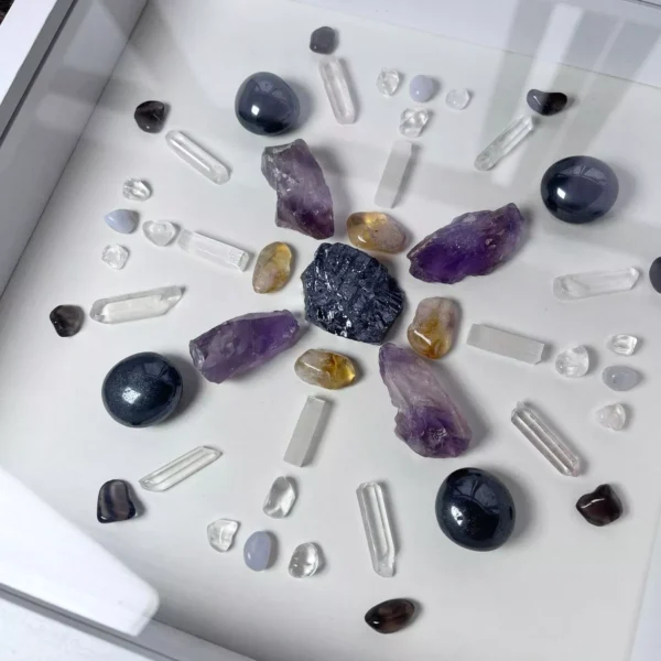 hot selling amazon natural crystal decorative painting magic