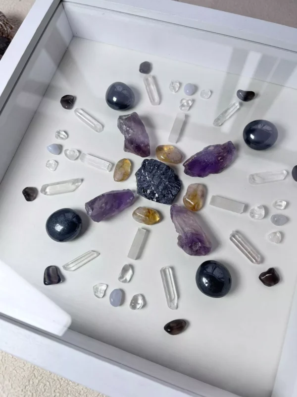 hot selling amazon natural crystal decorative painting magic