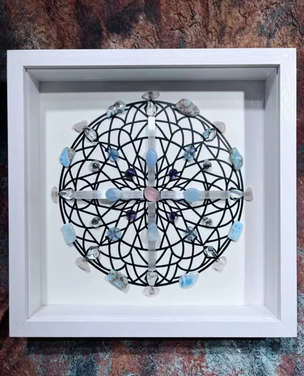 hot sale natural crystal array crystal painting crystal creative