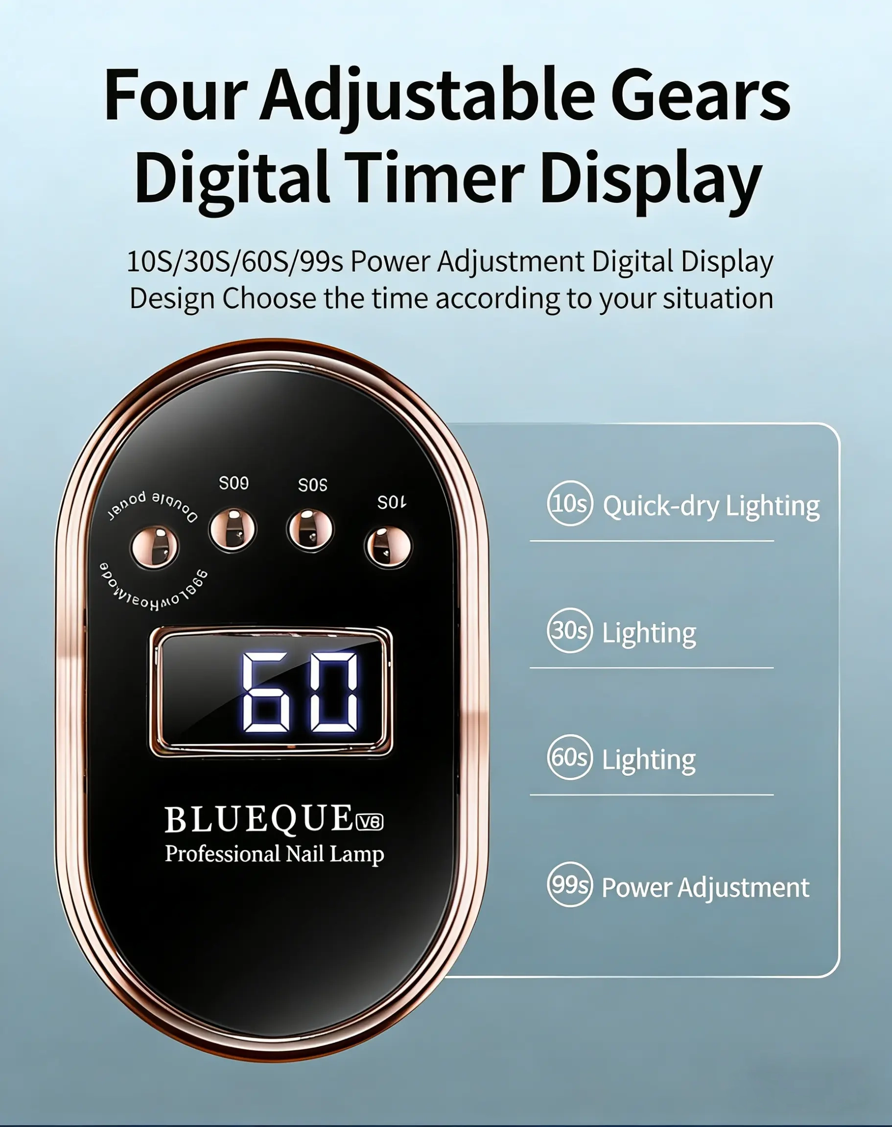 168W Professional UV LED Nail Lamp