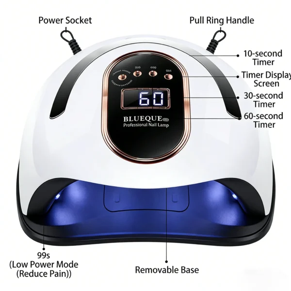 168W Professional UV LED Nail Lamp