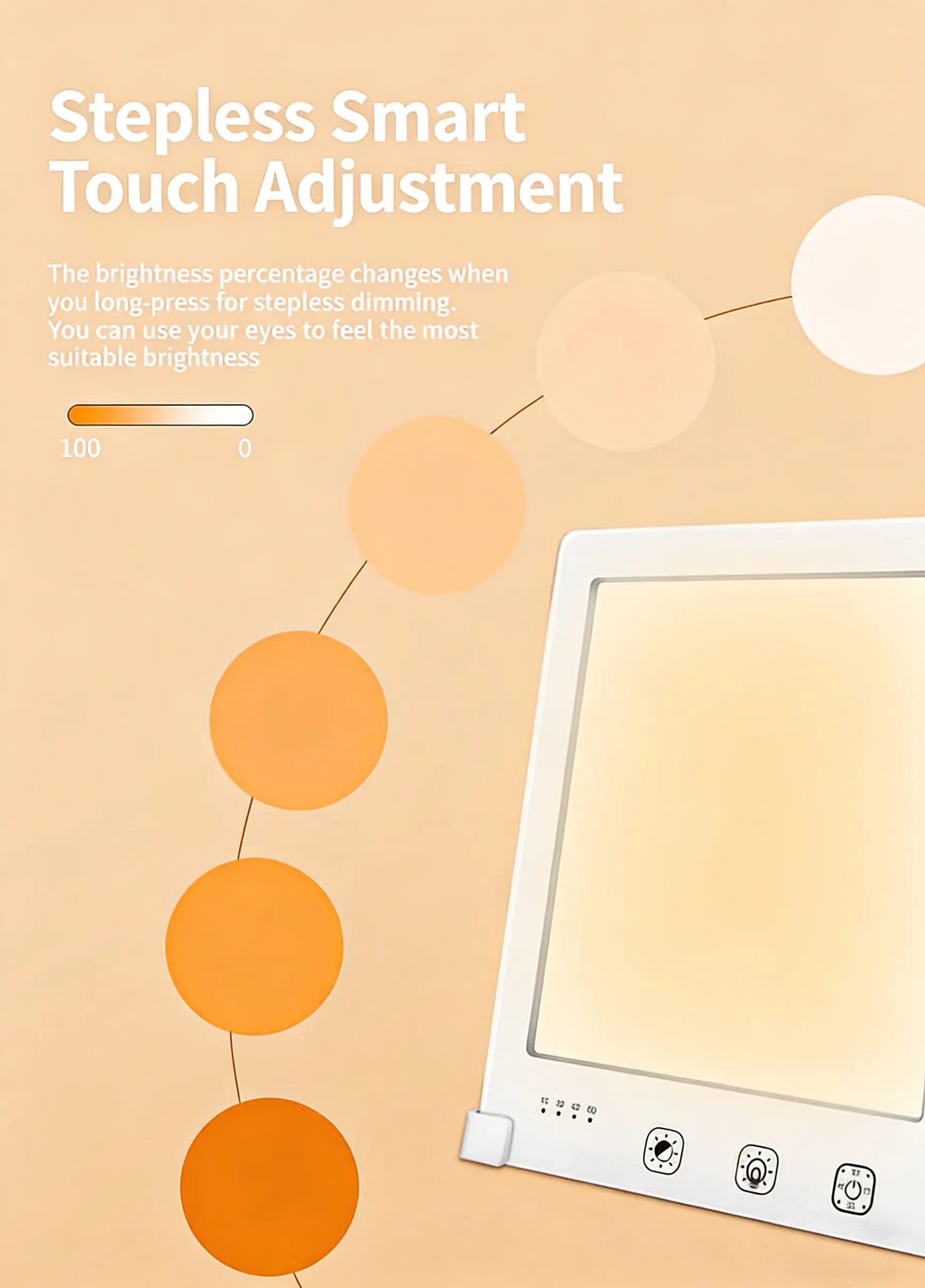 SAD light therapy lamp Amazon cross-border hit bionic sun lamp