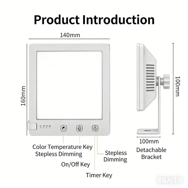 SAD light therapy lamp Amazon cross-border hit bionic sun lamp