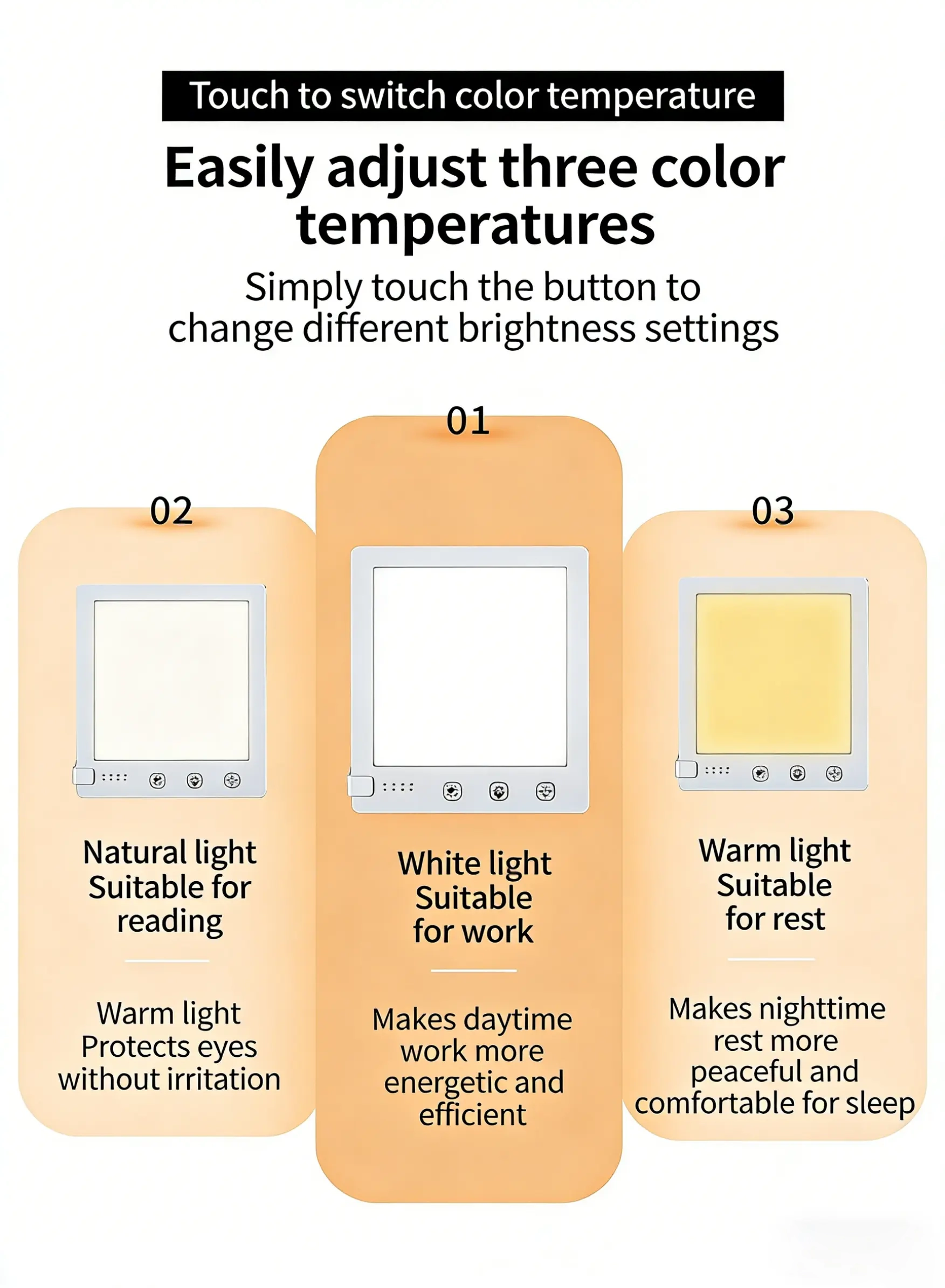 SAD light therapy lamp Amazon cross-border hit bionic sun lamp