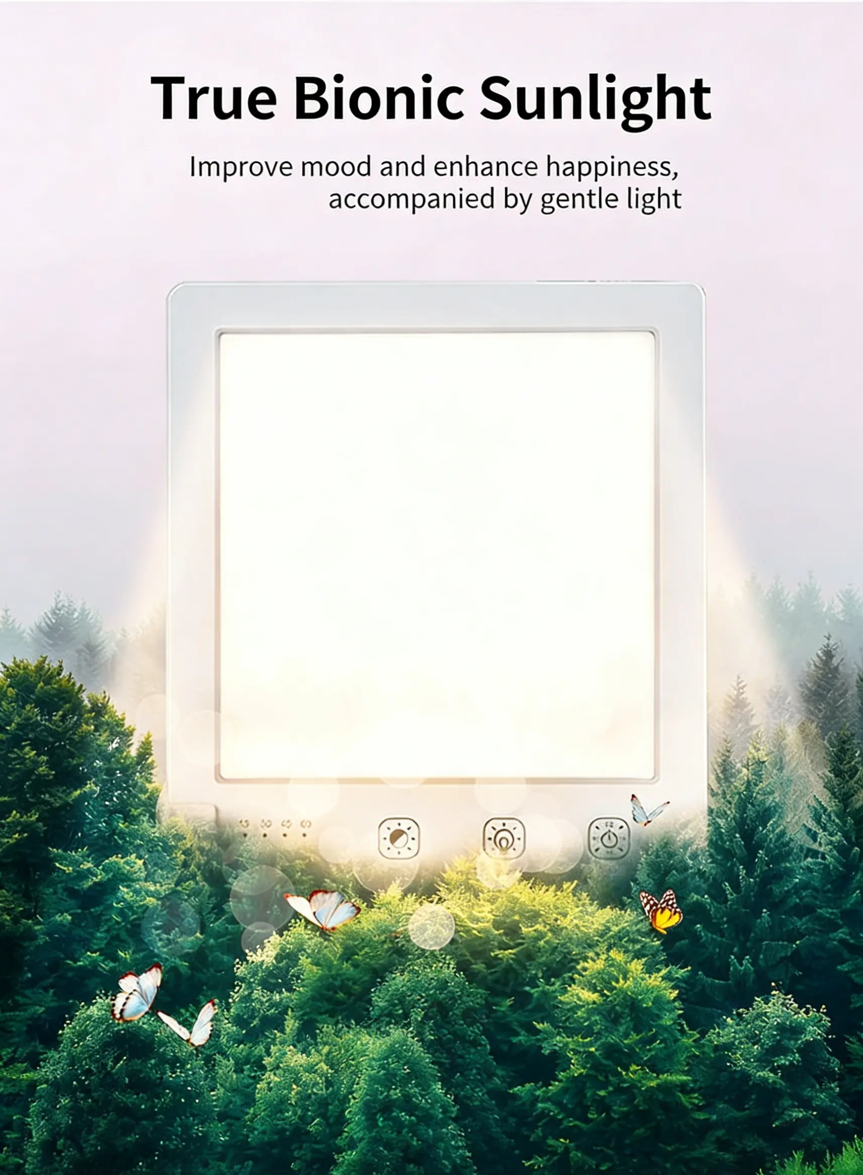 SAD light therapy lamp Amazon cross-border hit bionic sun lamp