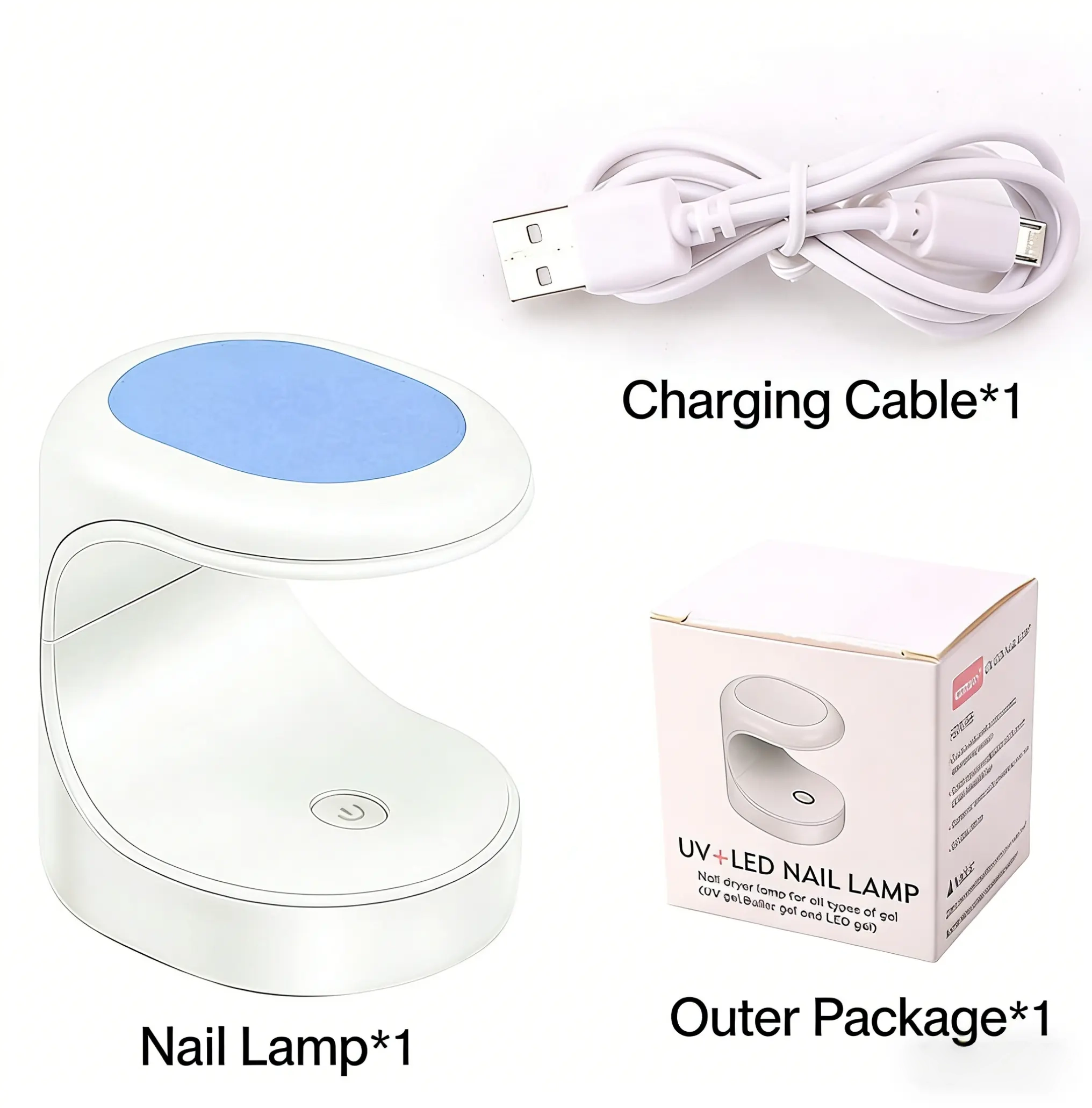 Nail light therapy lamp mini nail art lamp