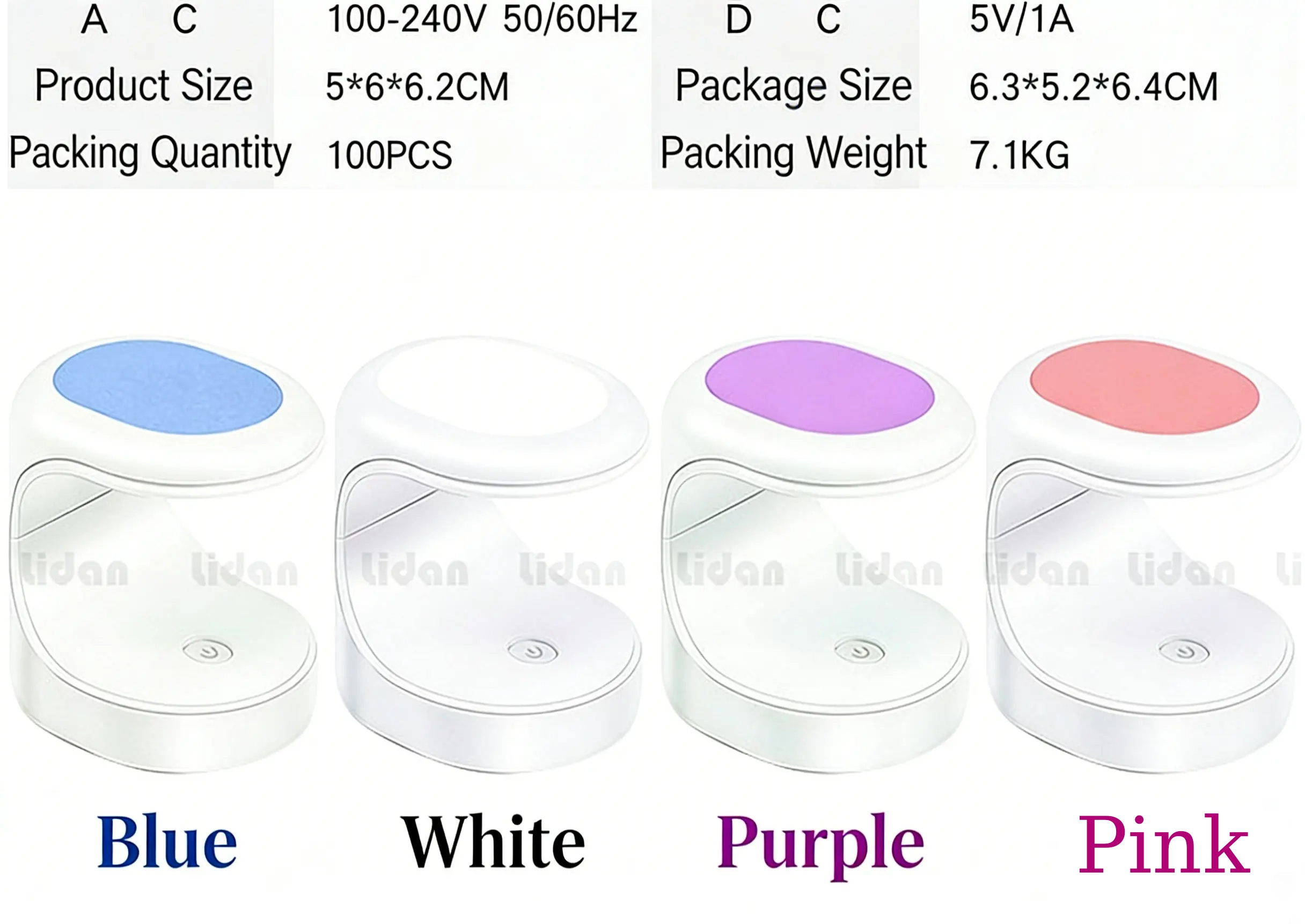 Nail light therapy lamp mini nail art lamp