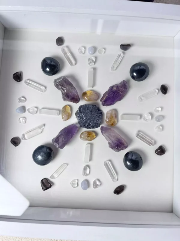 hot selling amazon natural crystal decorative painting magic