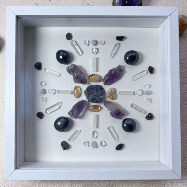 hot selling amazon natural crystal decorative painting magic