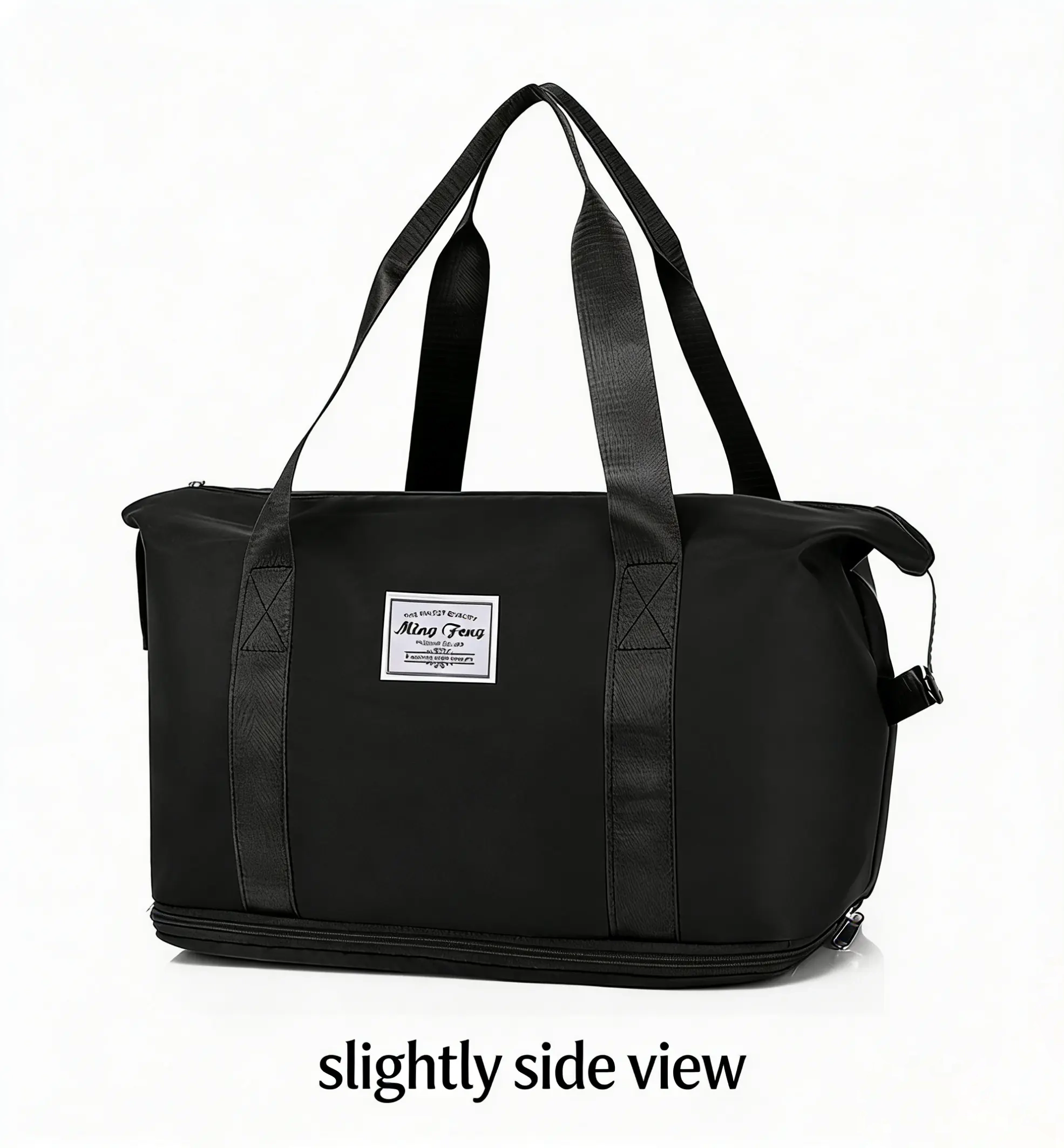 Large capacity portable short travel bag for women fashionable