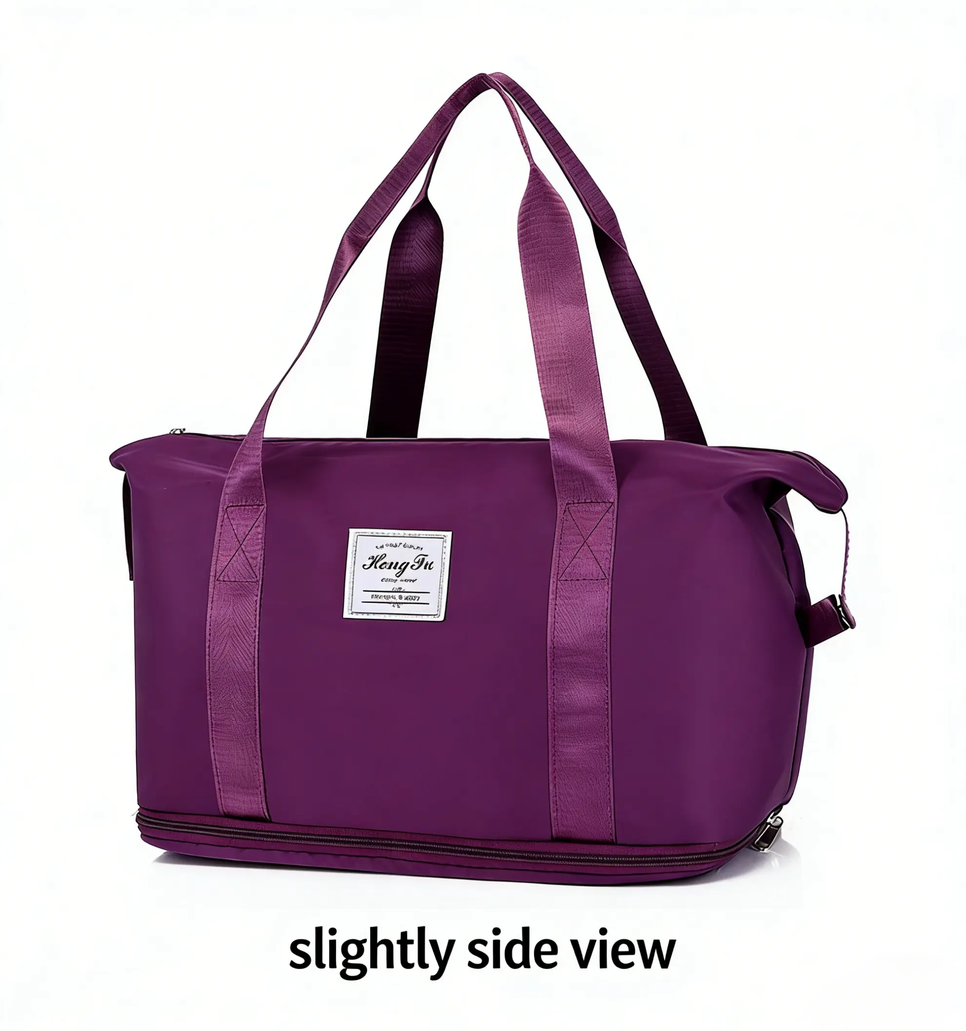 Large capacity portable short travel bag for women fashionable