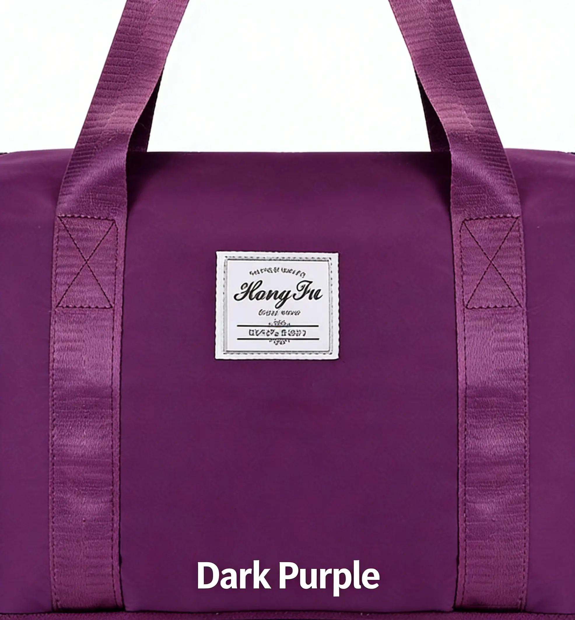 Large capacity portable short travel bag for women fashionable