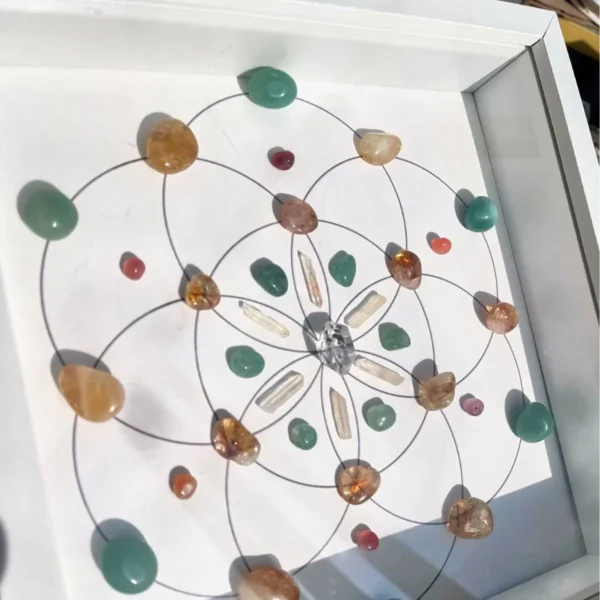 hot selling natural crystal array wealth decoration painting