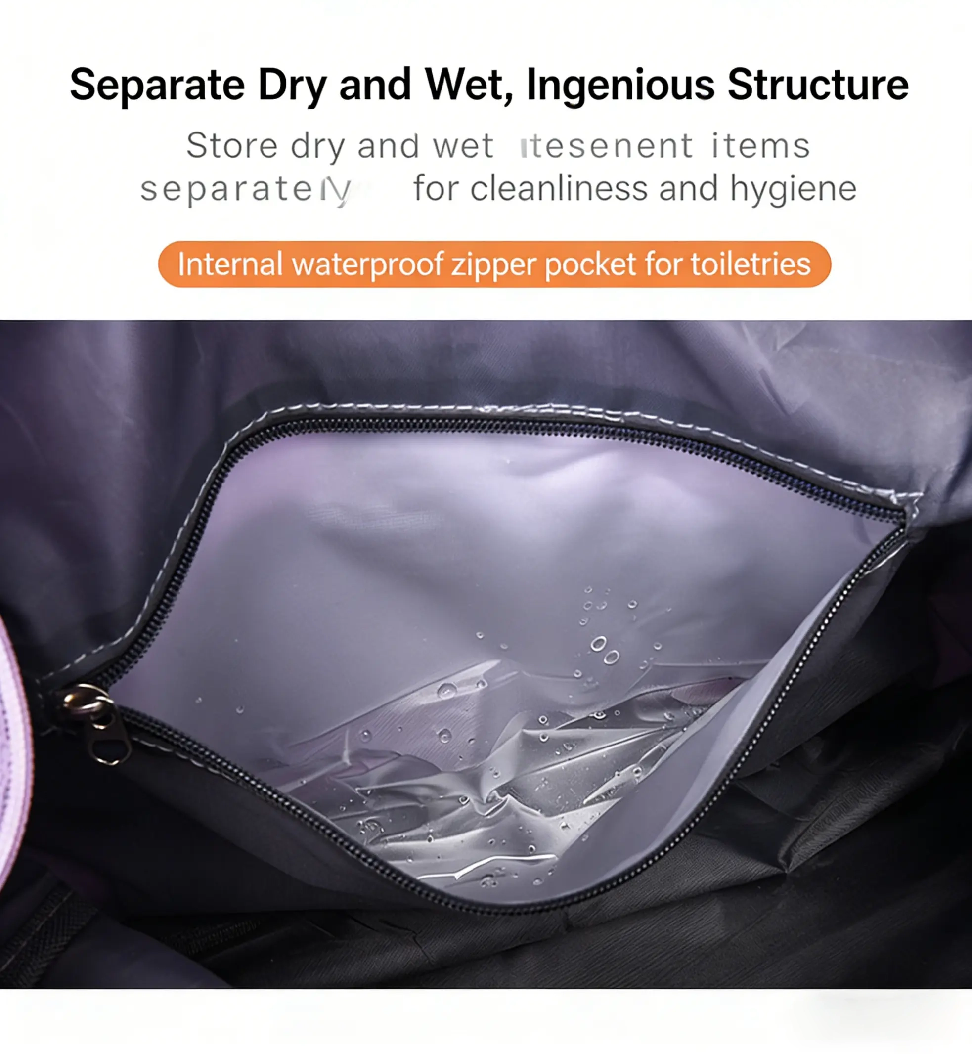 Large capacity portable short travel bag for women fashionable