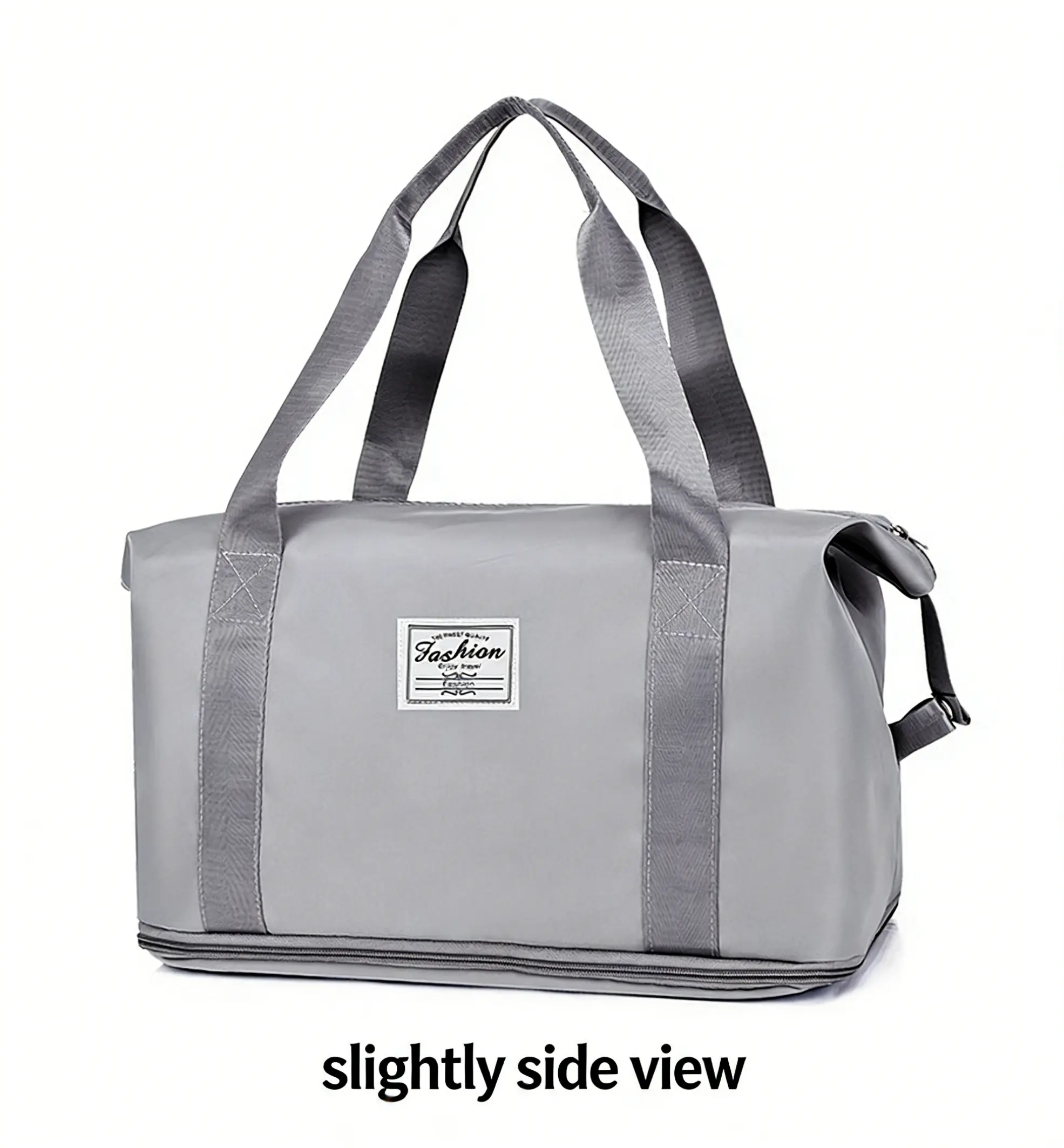 Large capacity portable short travel bag for women fashionable