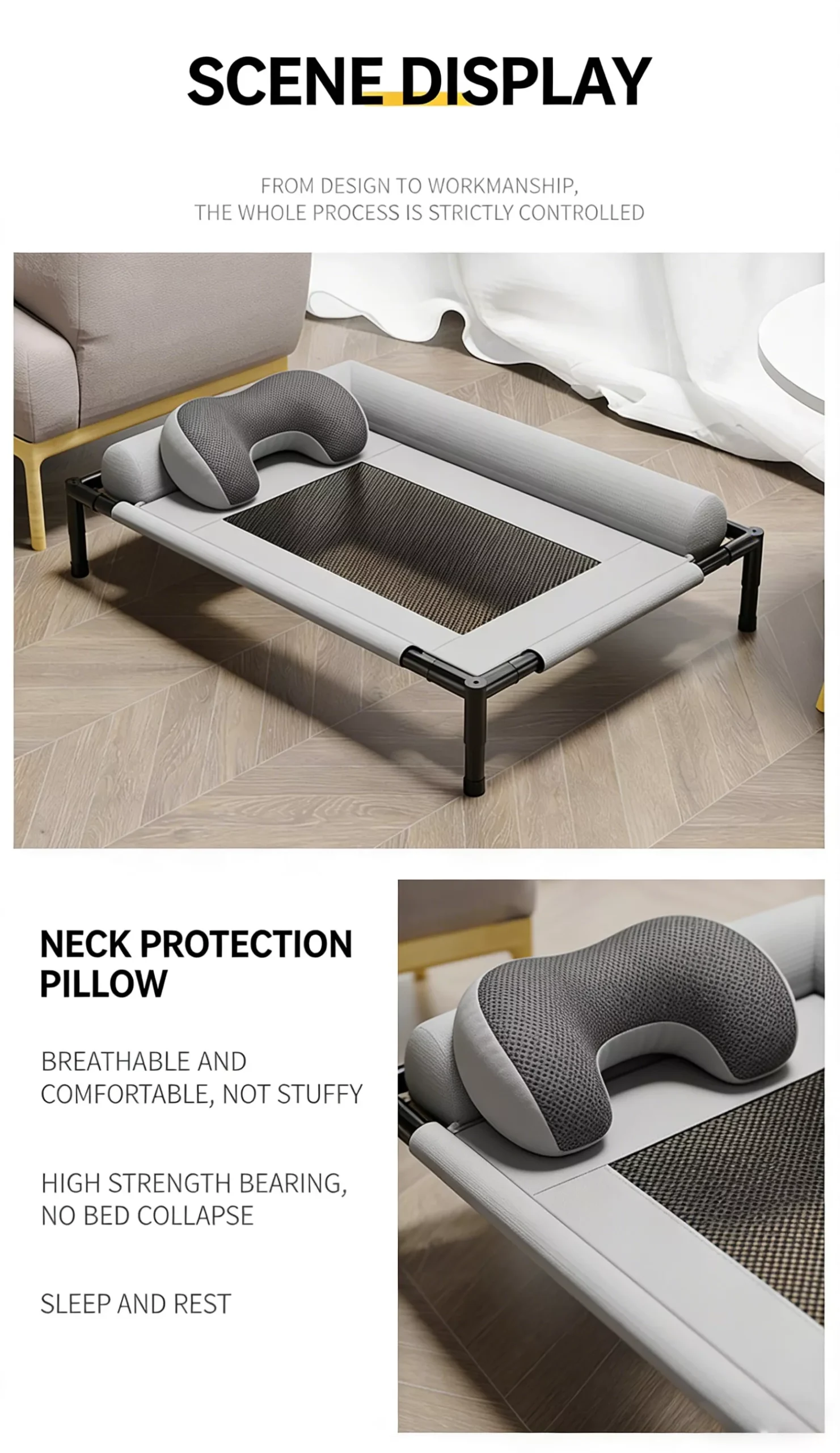 Cat nest, summer marching bed, cat and dog universal, breathable, moisture-proof, explosive pet supplies, dog pet nest