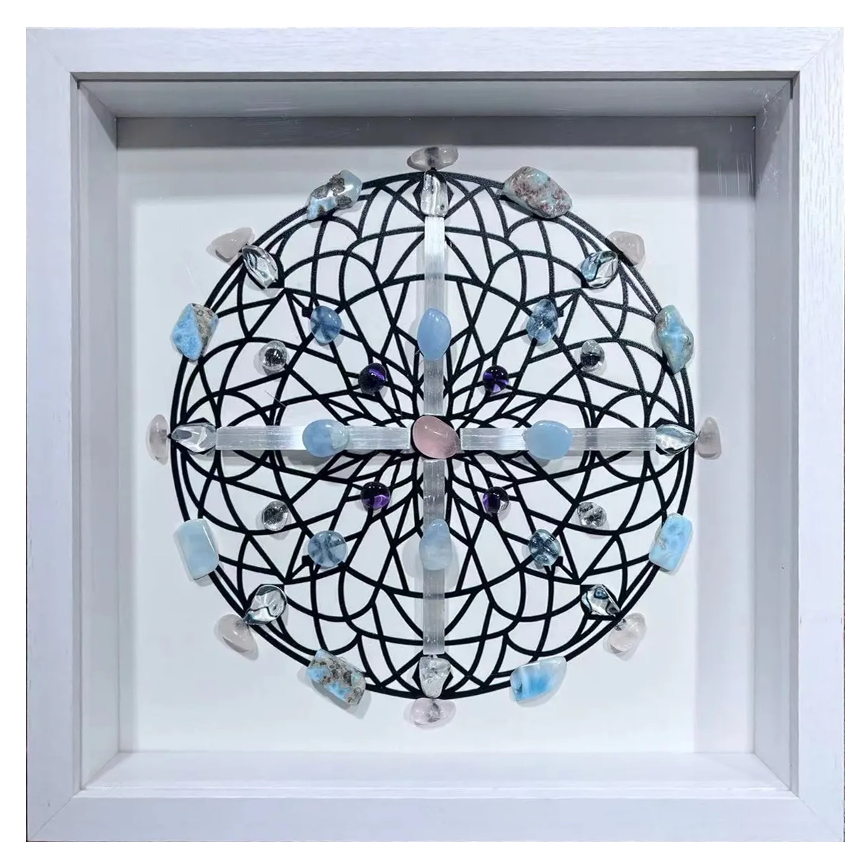 hot sale natural crystal array crystal painting crystal creative