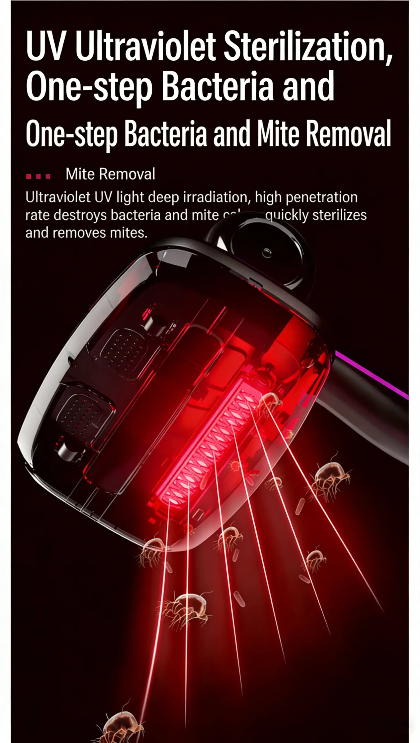 mite remover household bed vacuum cleaner