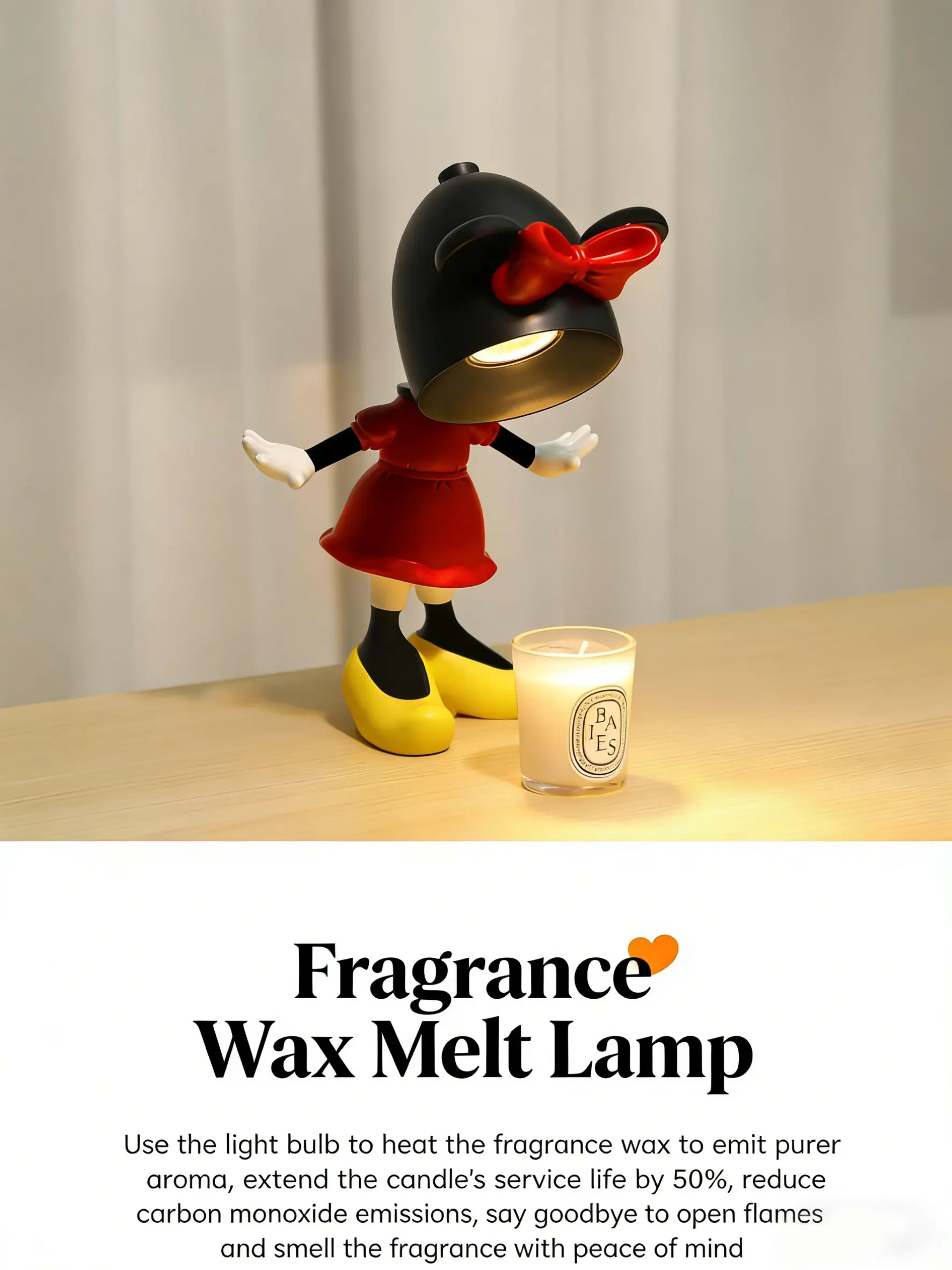 minie melting wax lamp, aromatherapy lamp, melting candle lamp, melting