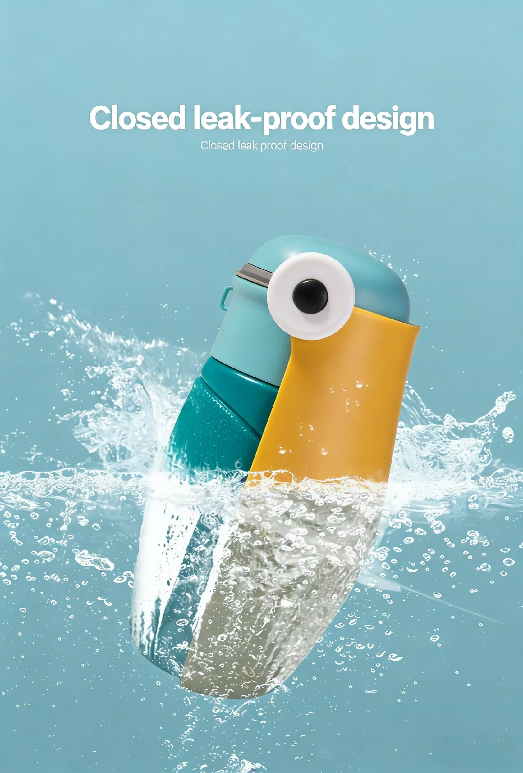 New Pet Tumble Portable Water Bottle Outdoor Dog Water Drinker Large