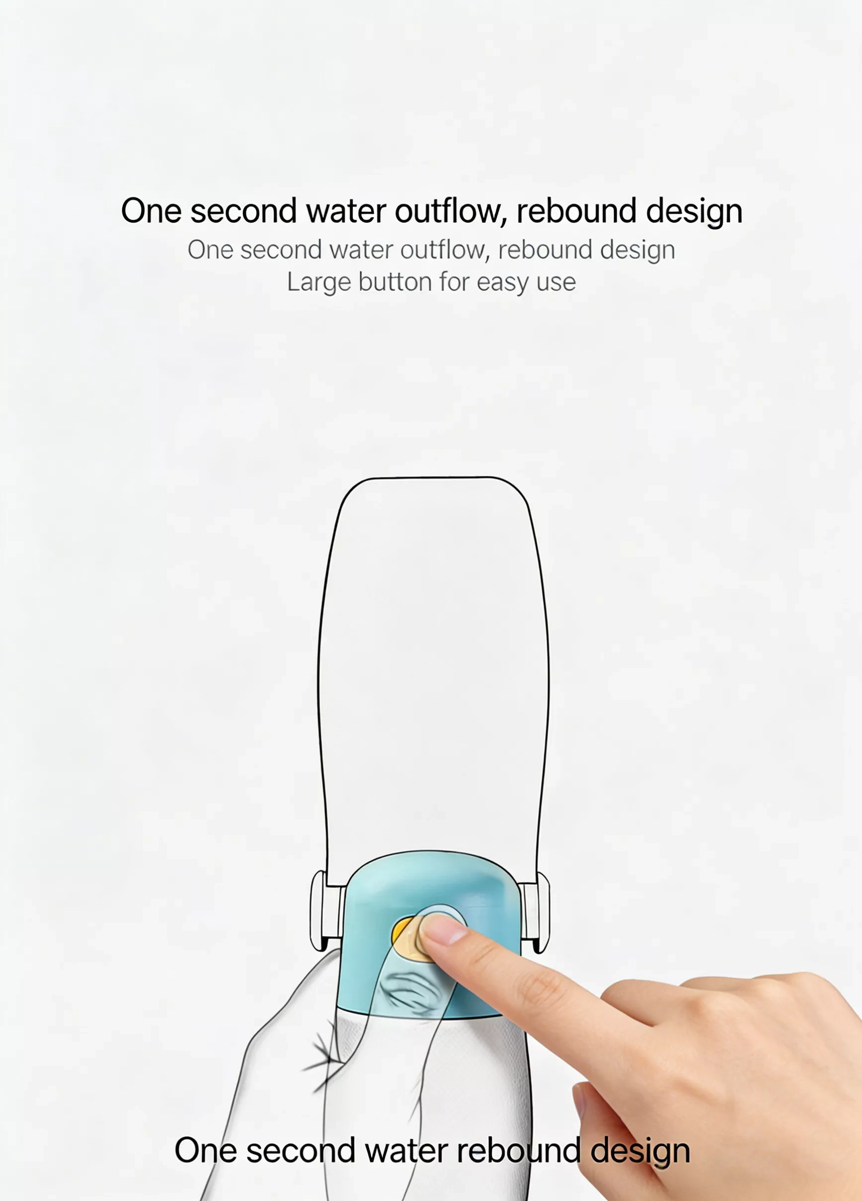 New Pet Tumble Portable Water Bottle Outdoor Dog Water Drinker Large