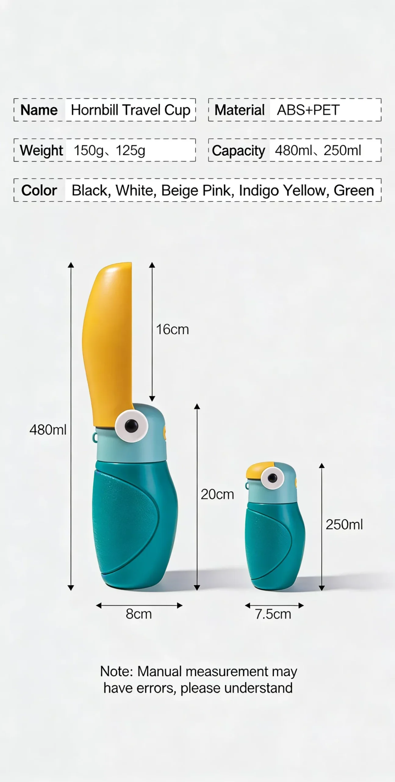 New Pet Tumble Portable Water Bottle Outdoor Dog Water Drinker Large