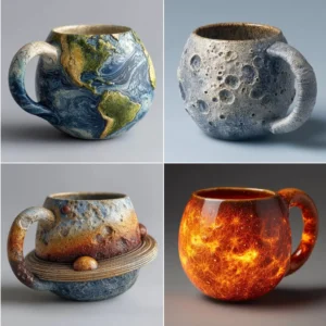 Planetary Mug Collection - Cosmic Ceramic Cups YY-0099-5